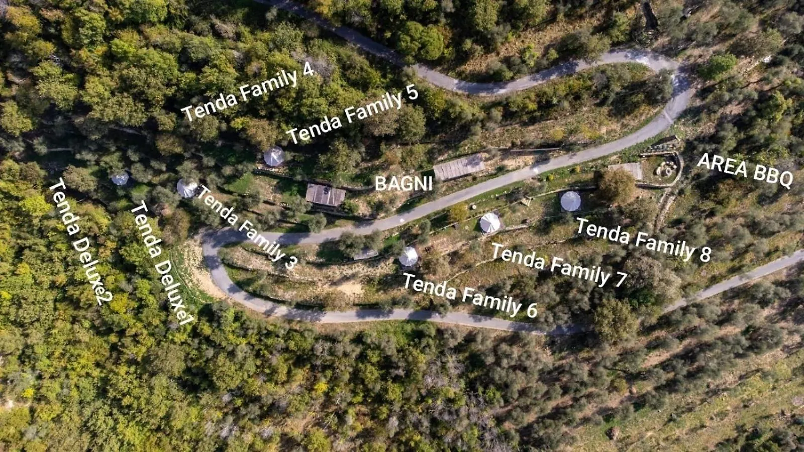 Campsite Tendu Family Chiusanico